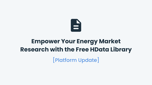 Empower Your Energy Market Research with the Free HData Library