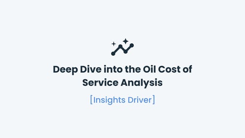 Deep Dive into the Oil Cost of Service Analysis